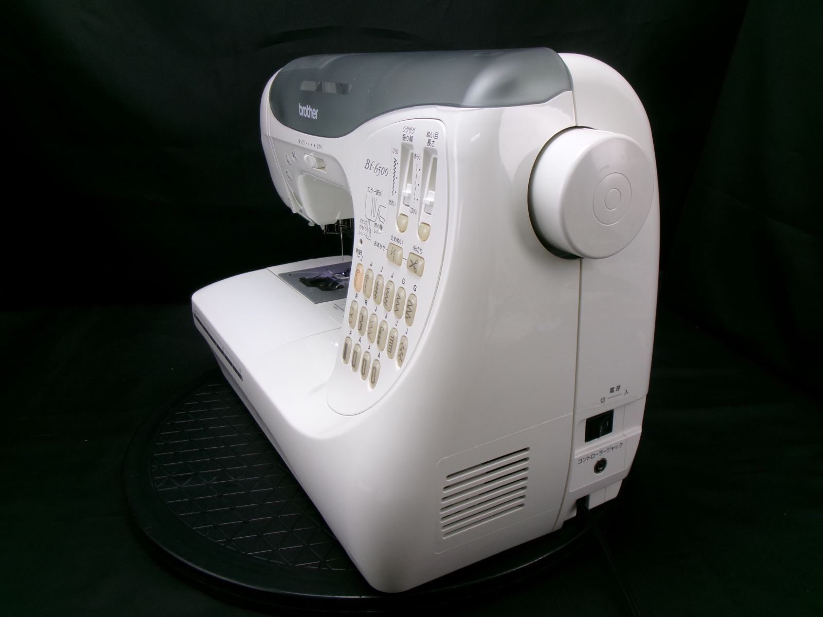 美品 ブラザー コンピューターミシン本体 BF-6500 フット