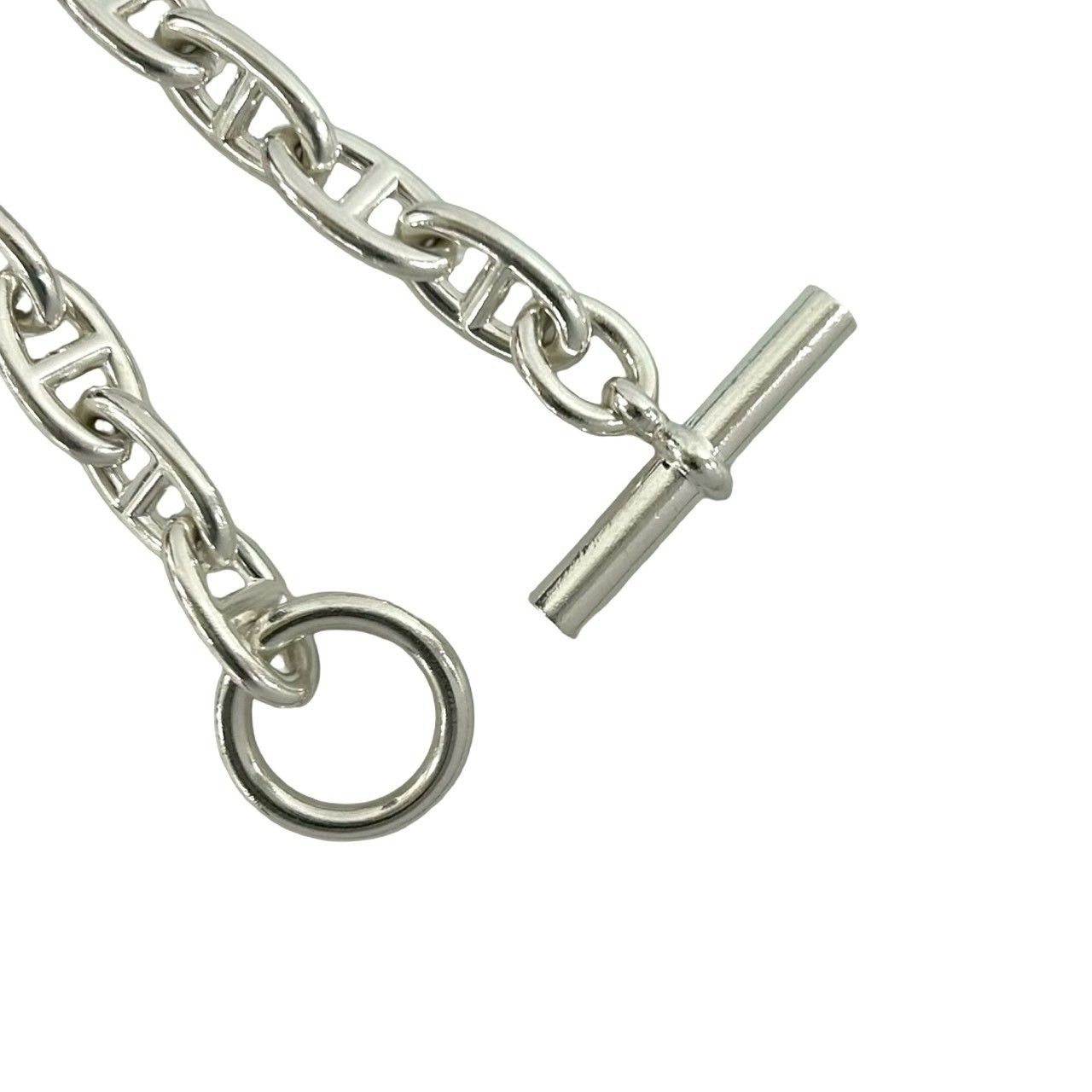 極 美品 保存箱付 HERMES エルメス シェーヌダンクル GM ブレスレット 