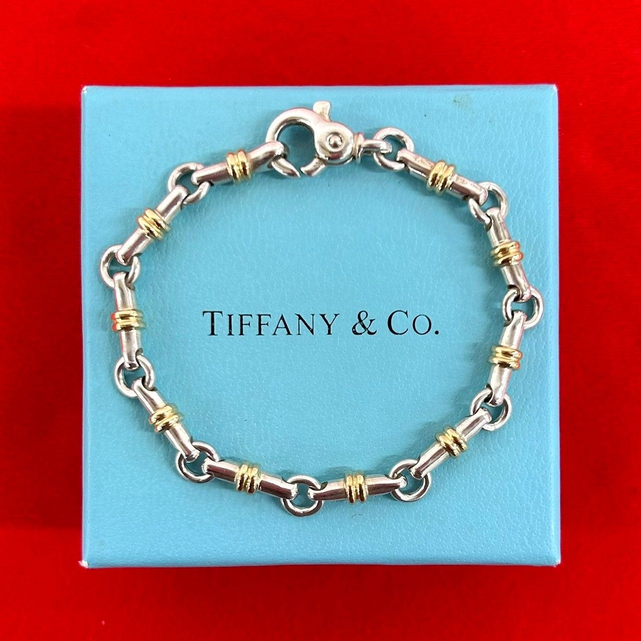 極 美品 TIFFANY&Co. ティファニー ブライドル リンク ブレスレット