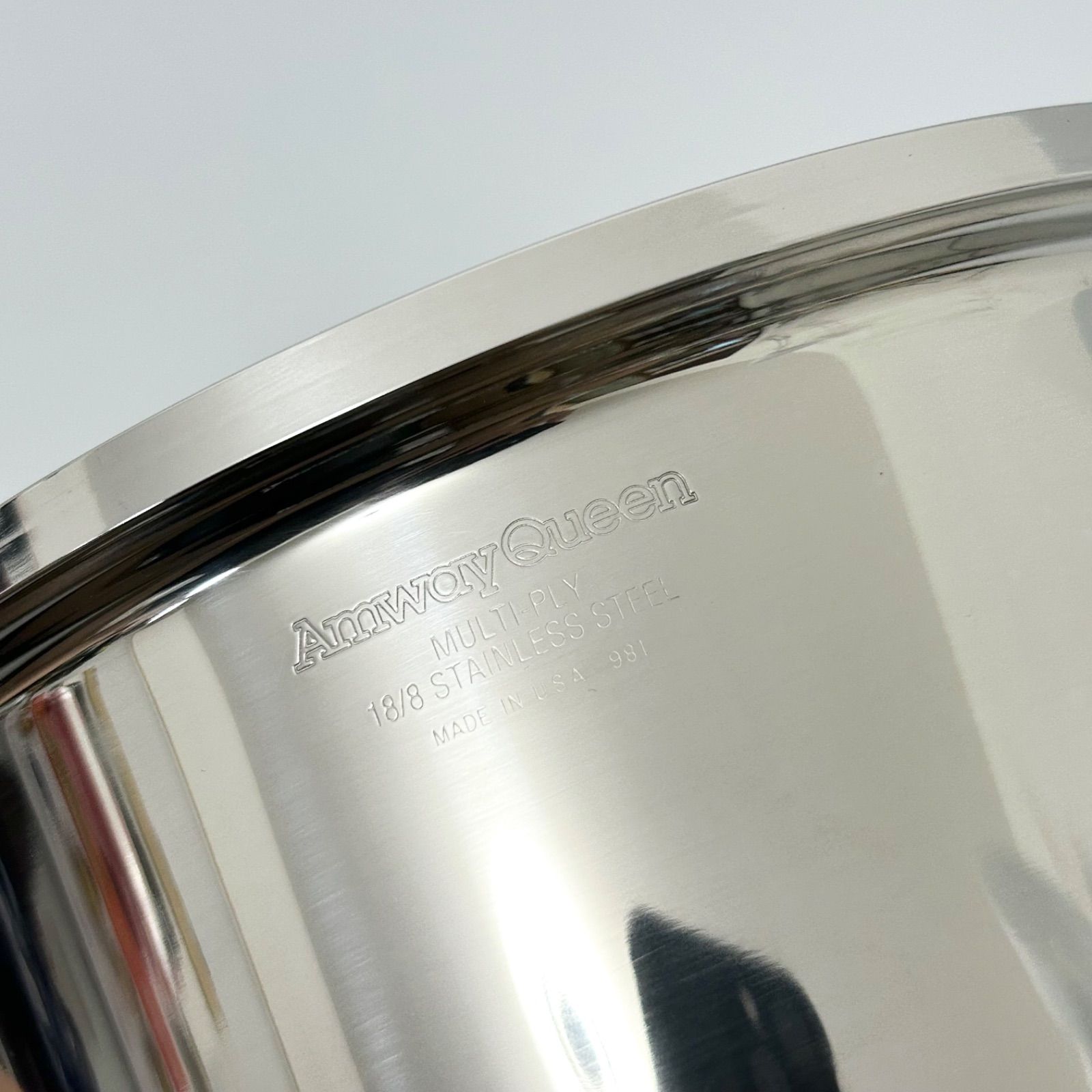 Amway アムウェイ Queen クイーンシリーズ 24cm ステンレス 両手鍋
