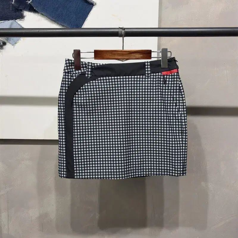 (26インチ) CASTELBAJAC カステルバジャック レディース ゴルフ スポーツ バイカラー CHECK ミニスカート