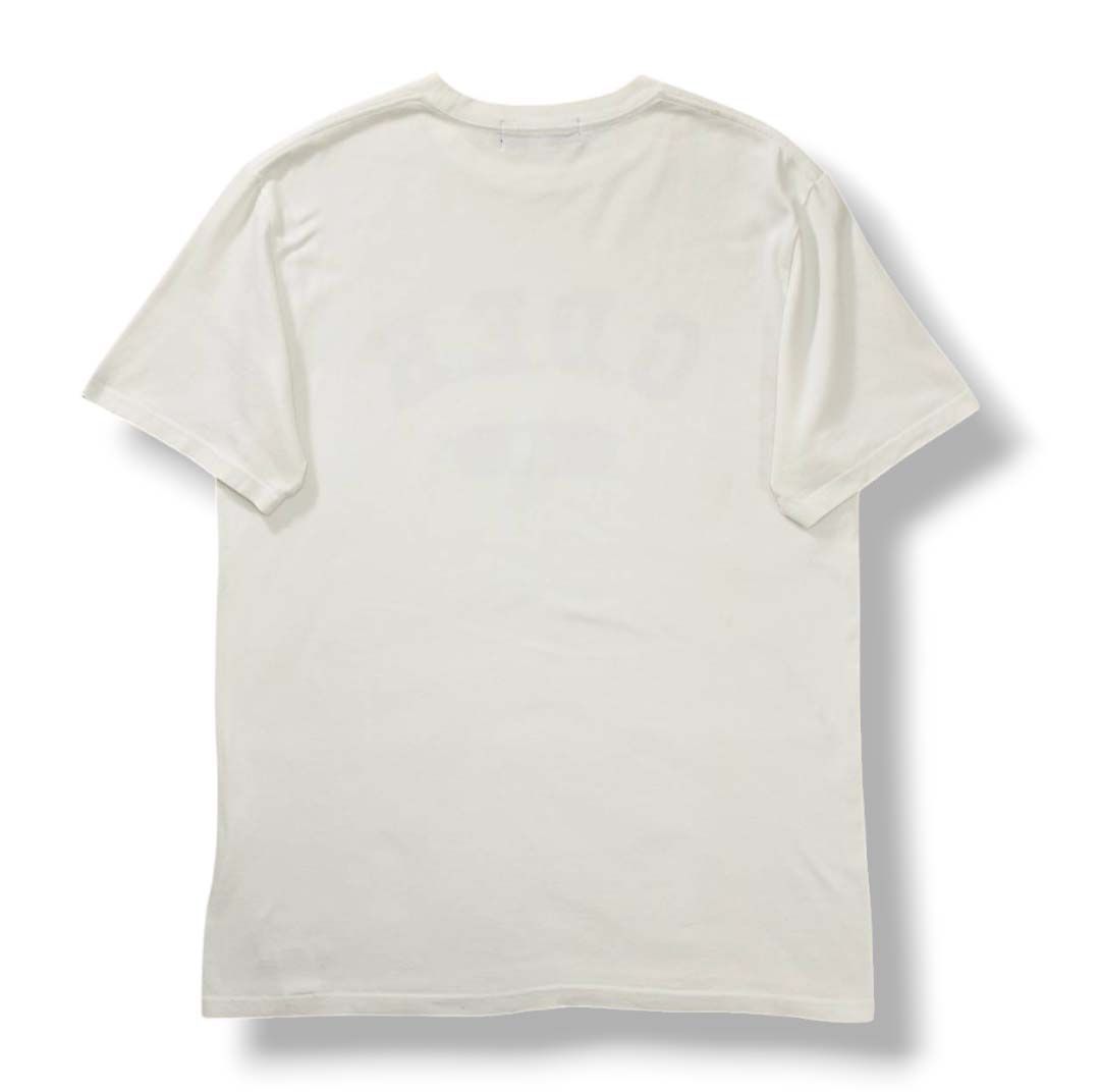 GOODENOUGH IVY ホワイトシャツ 人気】 グッドイナフ アイビー GOODENOUGH IVY カレッジ ロゴ プリント