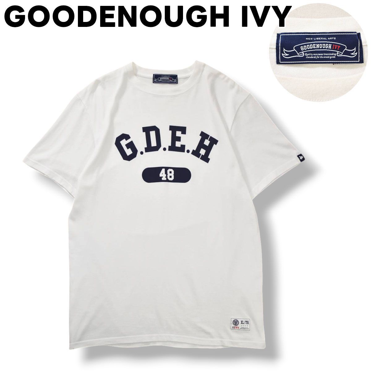 人気】 グッドイナフ アイビー GOODENOUGH IVY カレッジ ロゴ プリント 