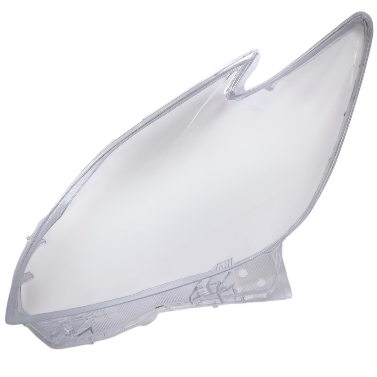 プリウス 30系 後期 ヘッドライト レンズ 左右セット ZVW30 2012〜2015年 HID用 ひび割れ 黄ばみ 曇り 交換 互換品 (左) [左]