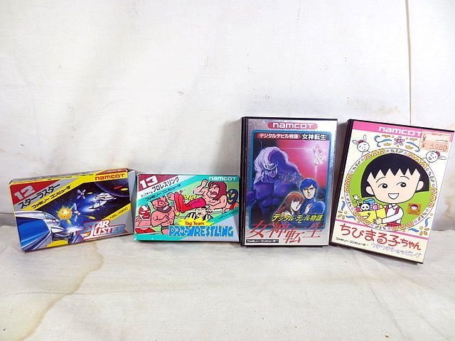 美品 ナムコ FC ファミコン 女神転生 タッグチームプロレス スター