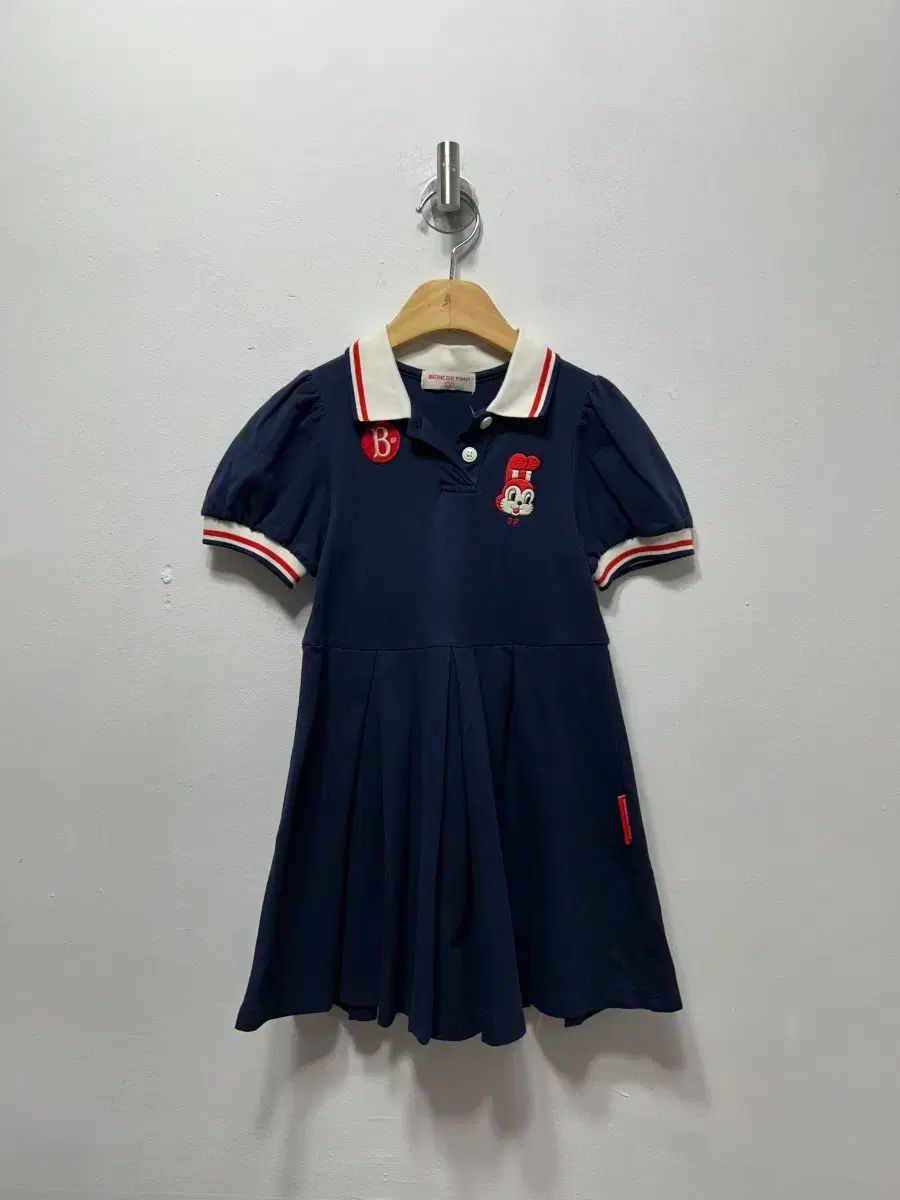 BEBE DE PINO ベベデピノ ネイビー カラ（カラ） ワンピース 女の子 キッズ 100 サイズ