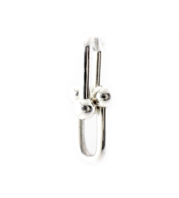 ティファニー TIFFANY&Co ハードウェア ラージ シルバー ピアス 50129