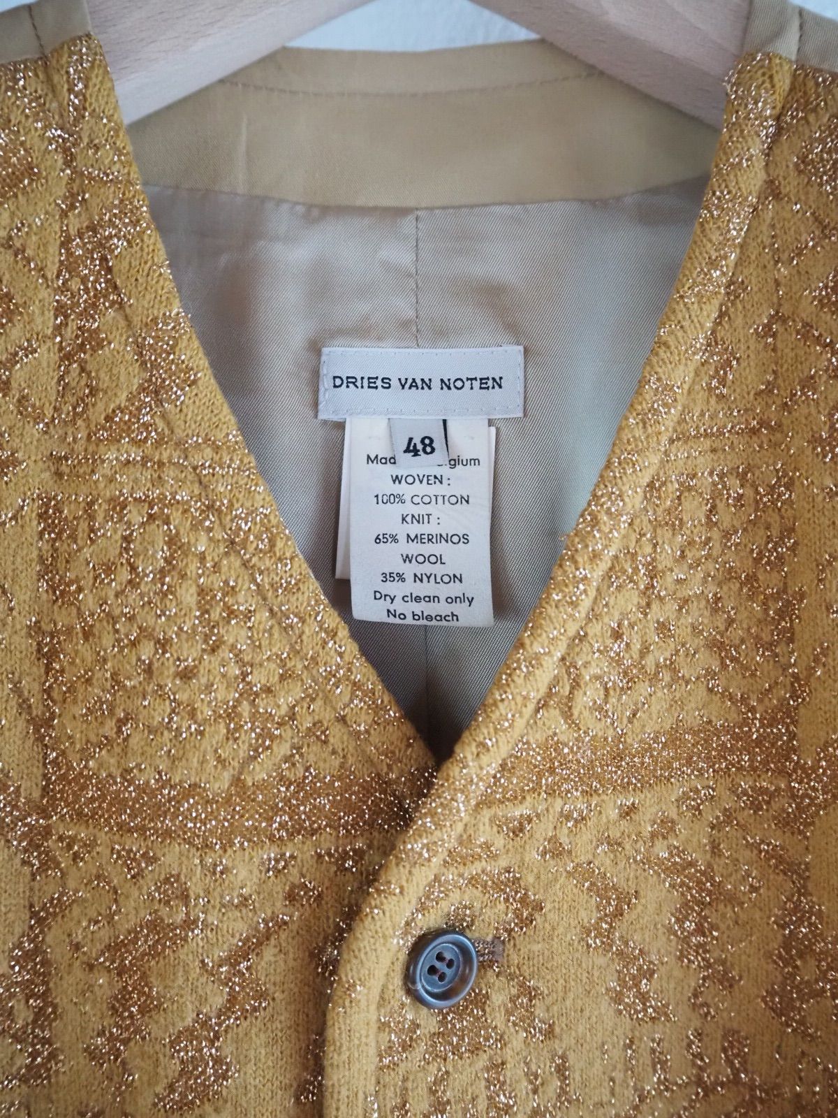 DRIES VAN NOTEN ドリスヴァンノッテン 刺繍 ベスト ライカ ＊メルカリ