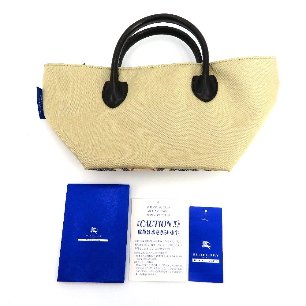 BURBERRY BLUE LABEL バーバリーブルーレーベル トートバッグ BURBERRY