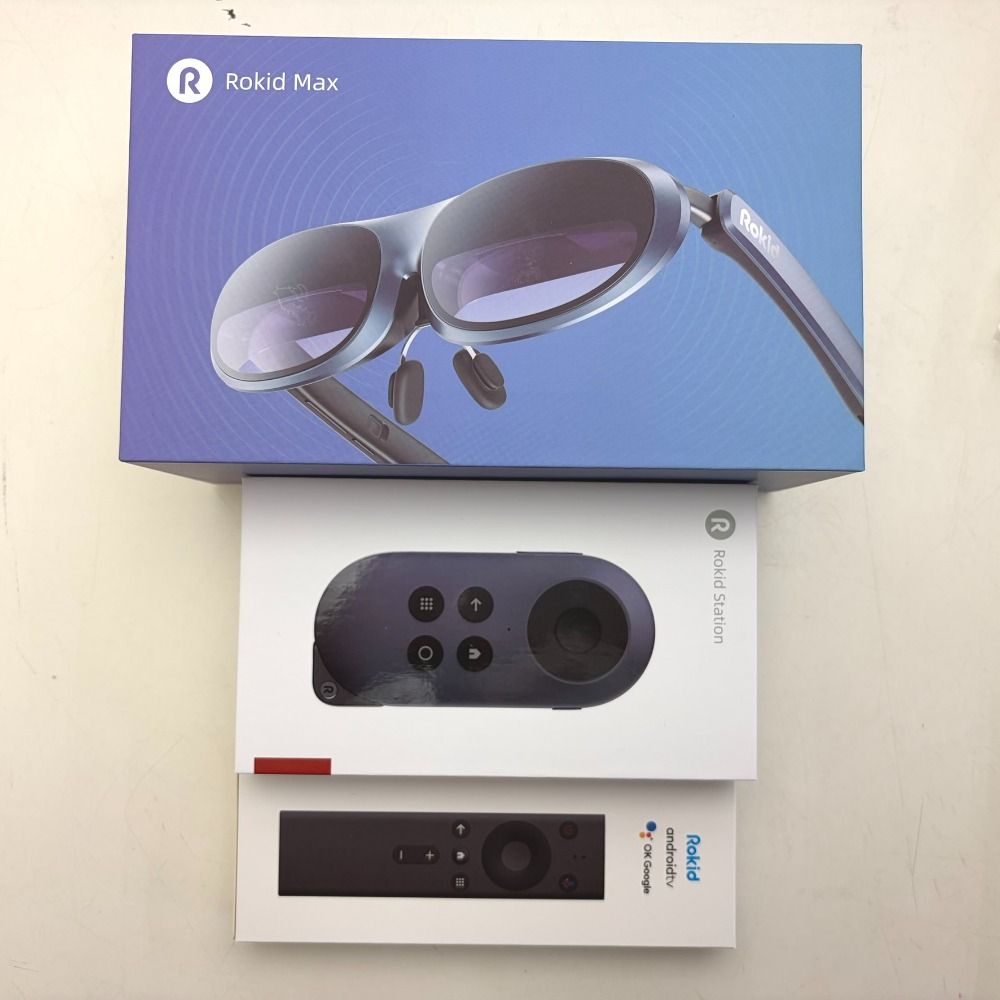 Rokid AR Joy Pack ARグラス+専用ストリーミングデバイス+専用リモコン セット スマートARグラス AndroidTV 中古美品