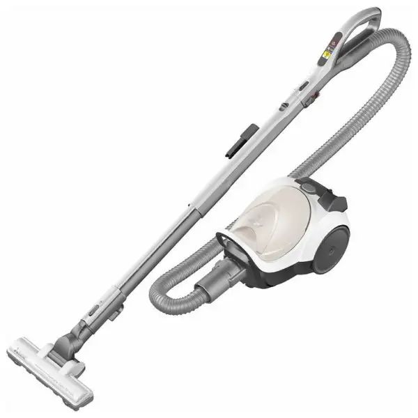 【未使用品展示・美品・即日配送】三菱電機 MITSUBISHI ELECTRICキャニスター掃除機 紙パック式 アイボリー TC-FJ2D-C