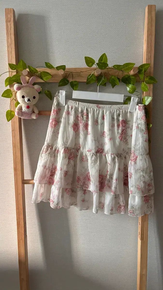 ヴィンテージ フェアリー フラワー ミニ スカート フローラル 森ガール
