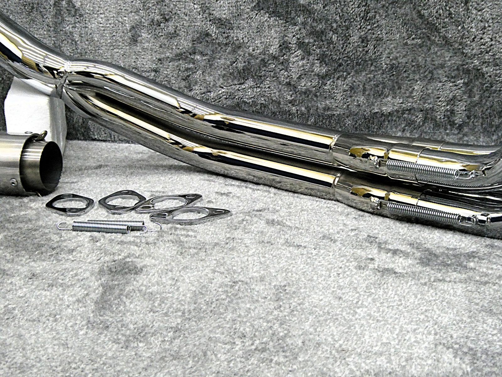 ZRX400後期　【侍】ガニマタ　マフラー　メッキ　アウター/ ZRX400Ⅱ ZRX400後期 【侍】ガニマタ マフラー メッキ アウター/侍 ZRX400Ⅱ 98