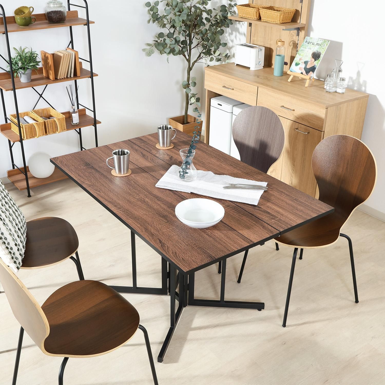 単品] 両バタマルチテーブル 120×80㎝ 作業台 デスク ダイニング 