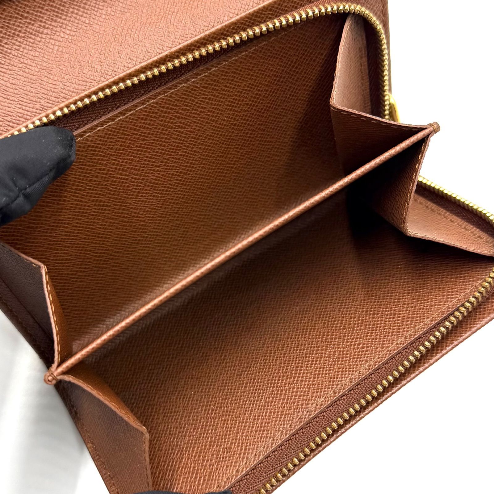 ルイヴィトン LOUIS VUITTON モノグラム ポルトモネビエ トレゾール 二