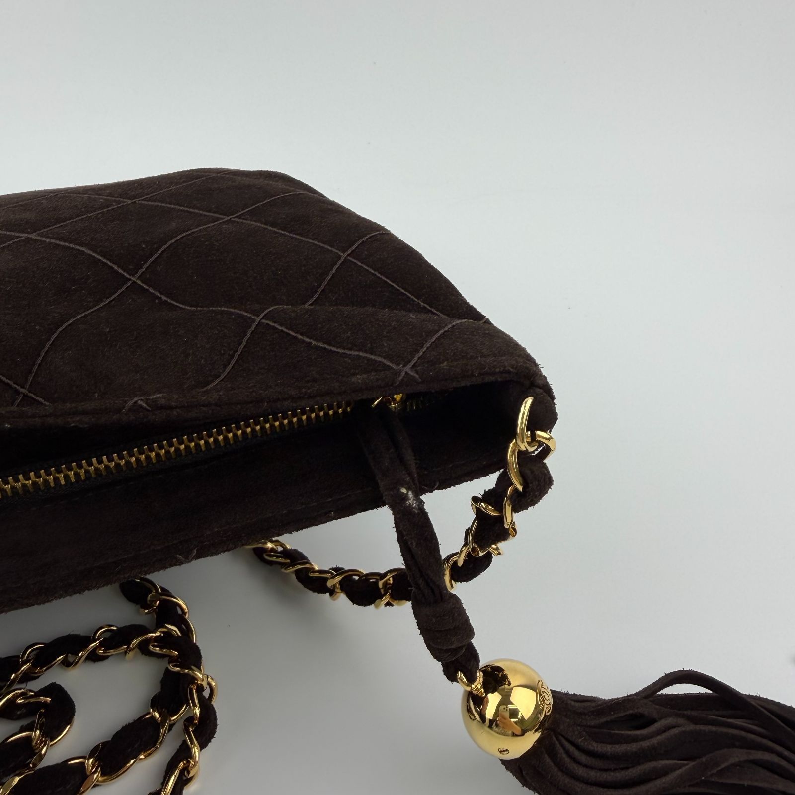 中古】CHANEL シャネル ココマーク マトラッセ チェーンショルダー 