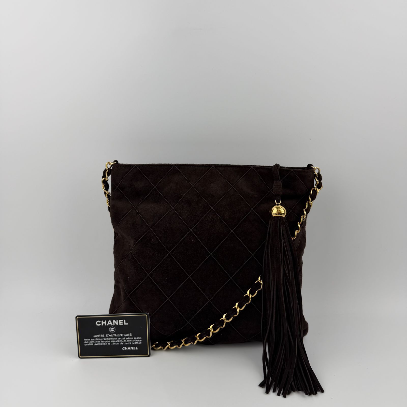 中古】CHANEL シャネル ココマーク マトラッセ チェーンショルダー 
