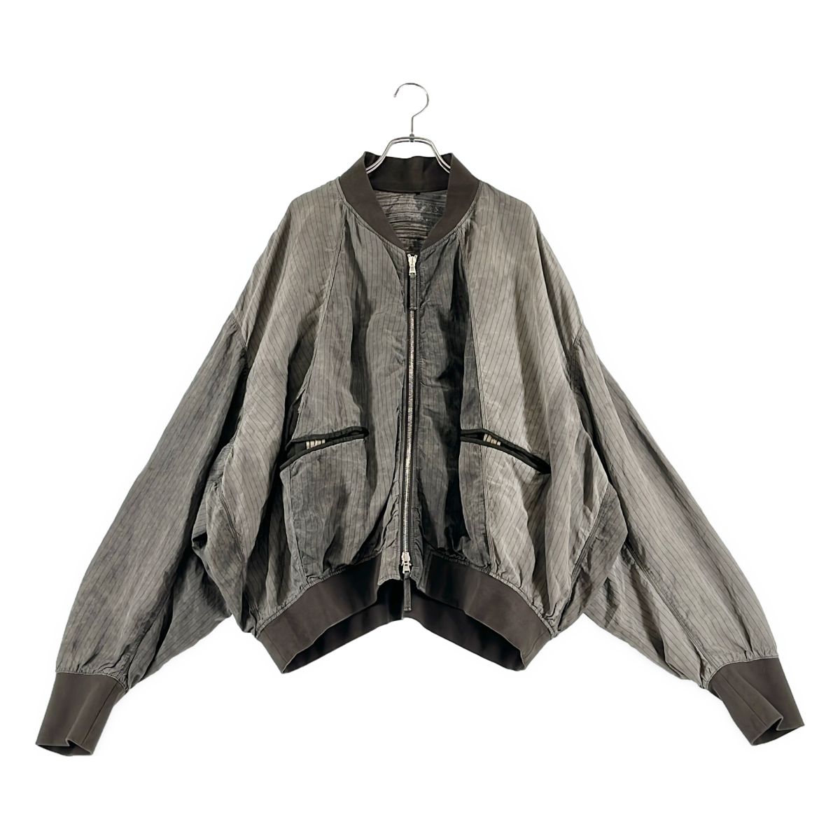 美品】 ziggy chen / ジギーチェン | 2026SS | Striped Bomber Jacket