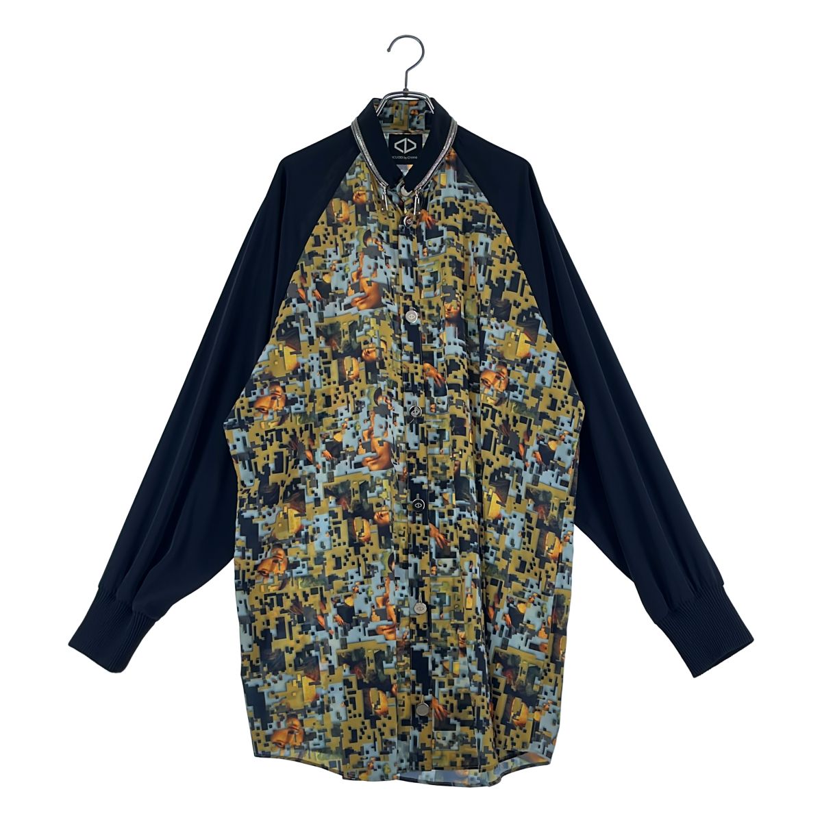 【美品】 ACUOD by CHANU / アクオドバイチャヌ | グラフィックプリント ロングシャツ | マルチカラー | メンズ