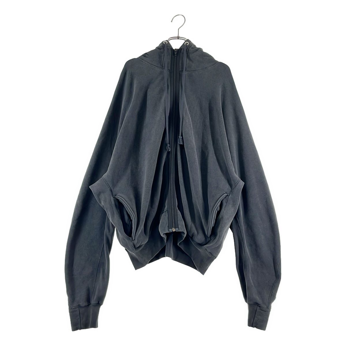 N.HOOLYWOOD / エヌハリウッド | 2025AW | ×Champion / REVERSE WEAVE ZIP UP HOODIE ジップパーカー | L | チャコール | メンズ N.HOOLYWOOD / エヌハリウッド | 2025AW | ×Champion / REVERSE WEAVE