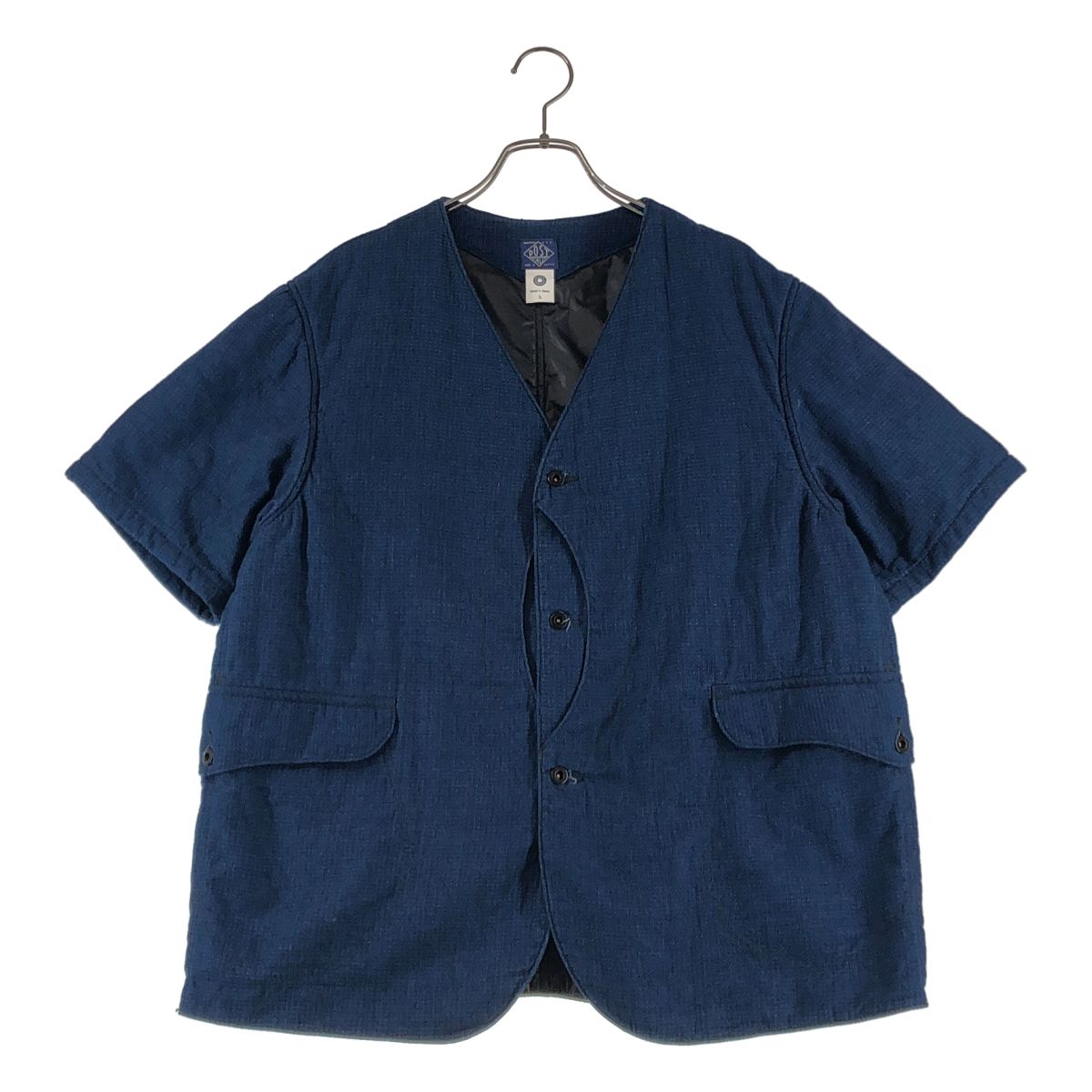 POST O'ALLS / ポストオーバーオールズ | Royal Traveler Shirt ロイヤル トラベルシャツ | L | インディゴ | メンズ