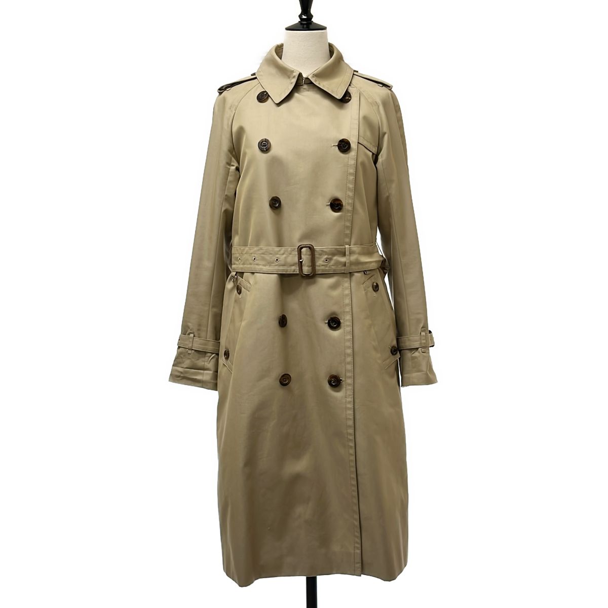 AQUASCUTUM / アクアスキュータム | ベルテッド ロゴボタン トレンチ
