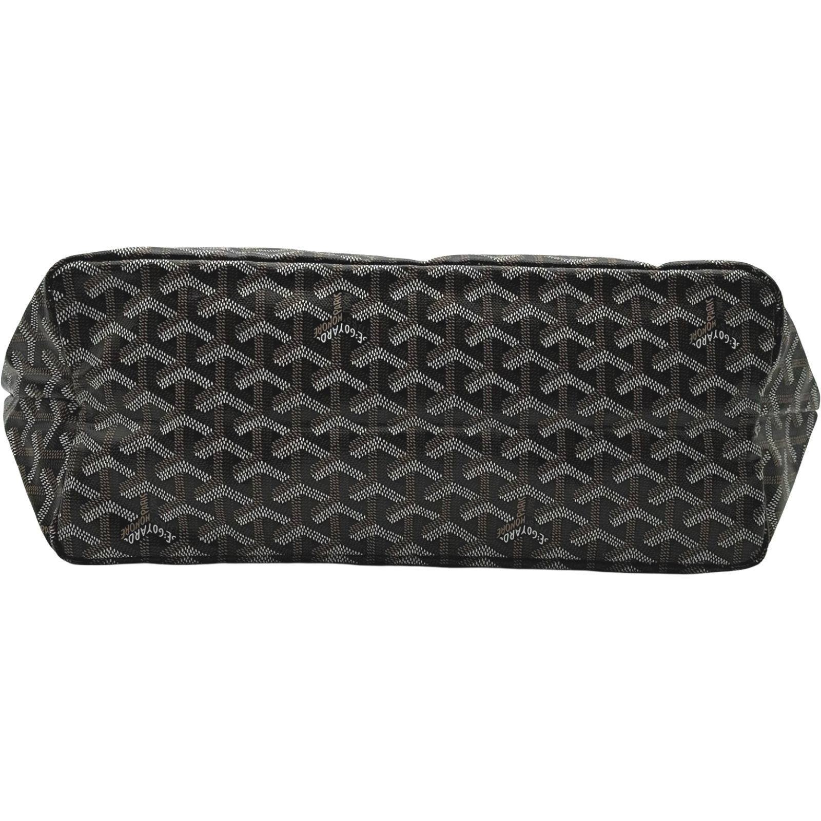 ゴヤール GOYARD サンルイPM ブラック/タン ゴヤールディンキャンバス