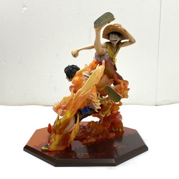 中古】【開封/箱破損】ルフィ＆エース 兄弟の絆 20th LIMITED Ver
