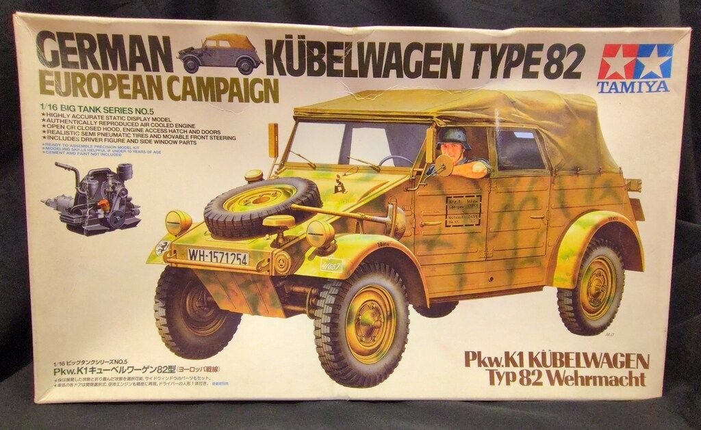 タミヤ 1/16 Pkw.K1 キューベルワーゲン82型 ヨーロッパ戦線 - メルカリ
