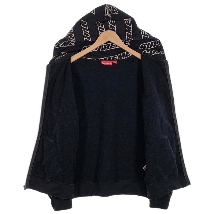 SUPREME シュプリーム 18SS Repeat Zip Up Hooded Sweatshirt ジップ