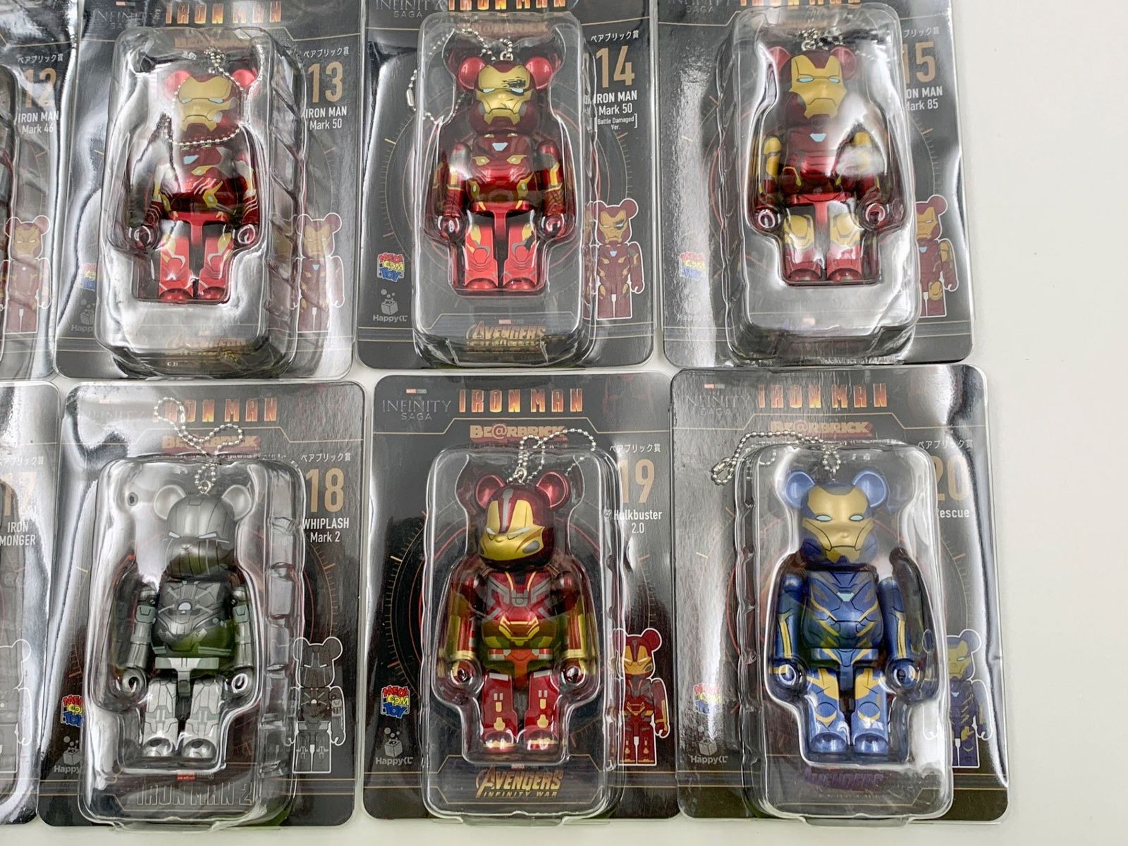 フィギュア ♪) Happyくじ BE＠RBRICK MARVEL Infinity SAGA IRON