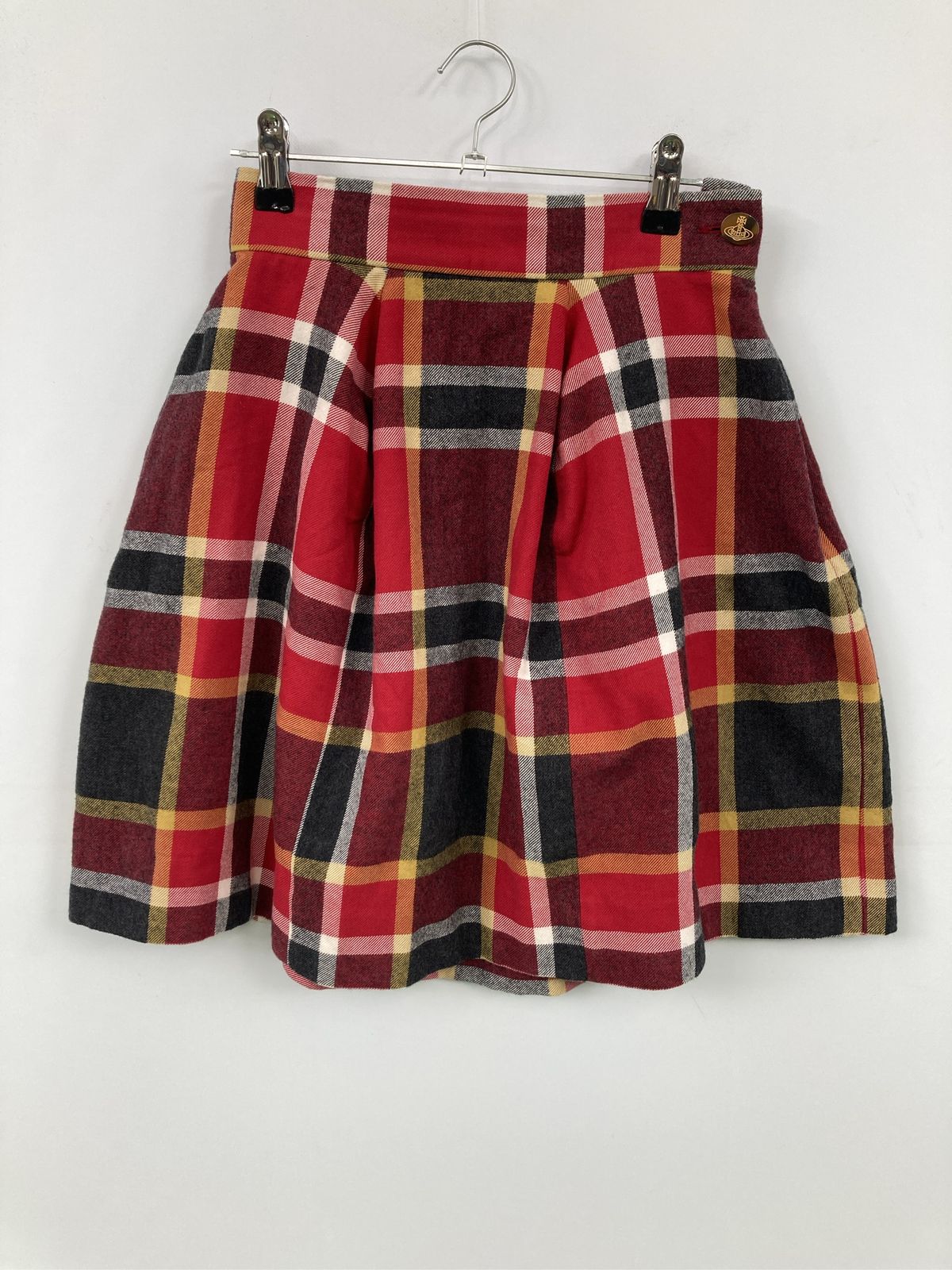 VIVIENNE WESTWOOD ビビアンウエストウッド ショート/ミニスカート 38 レッド レディース