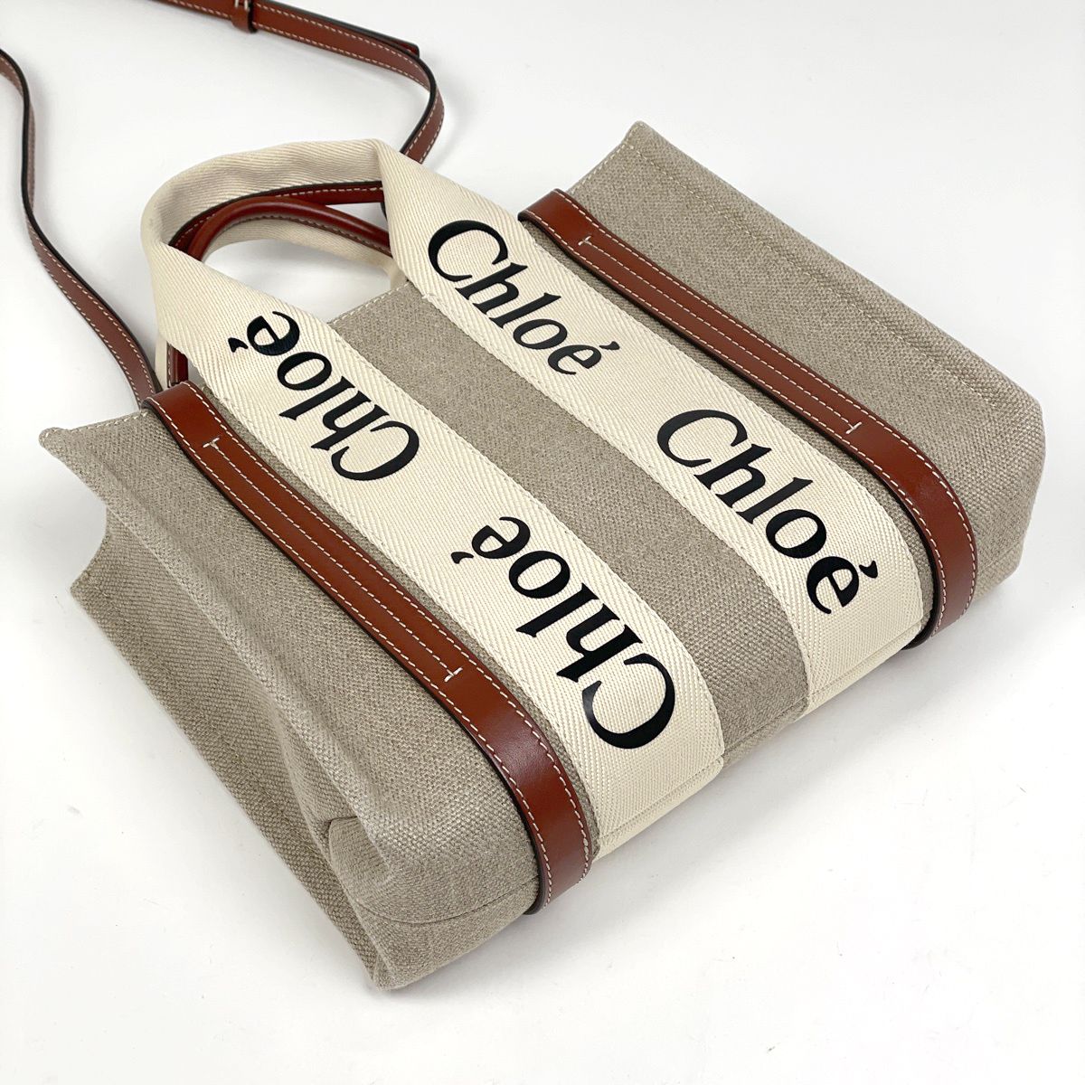 クロエ Chloe ウッディ スモール トートバッグ 2WAY トートバッグ