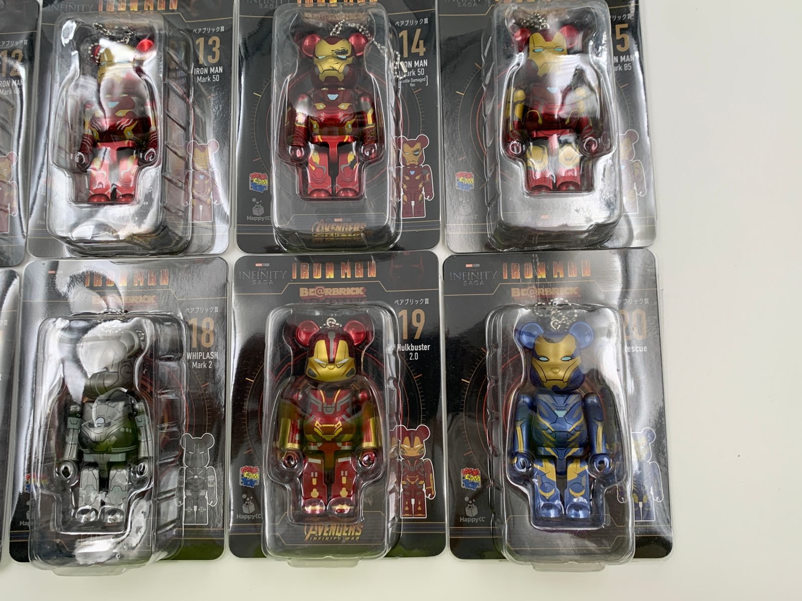 ♪) Happyくじ BE＠RBRICK MARVEL Infinity SAGA IRON MAN アイアン