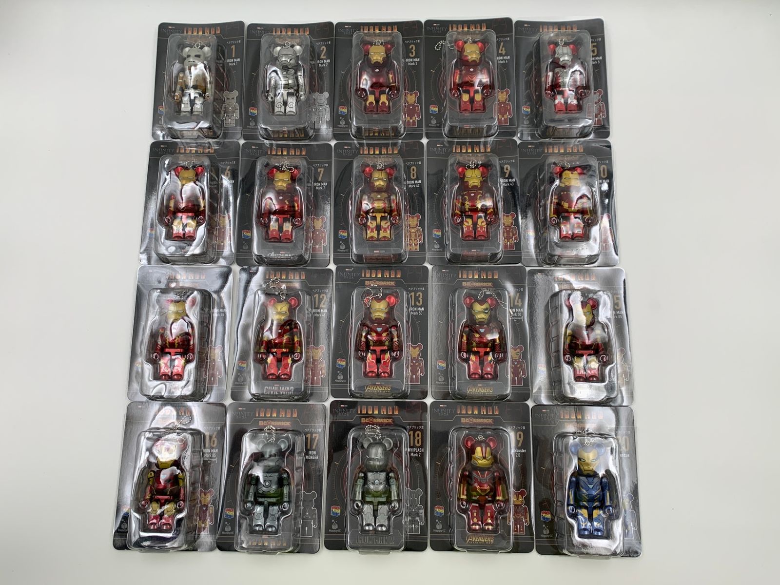 ハッピーくじ マーベル インフィニティ IRONMAN フルコンプ27点セット