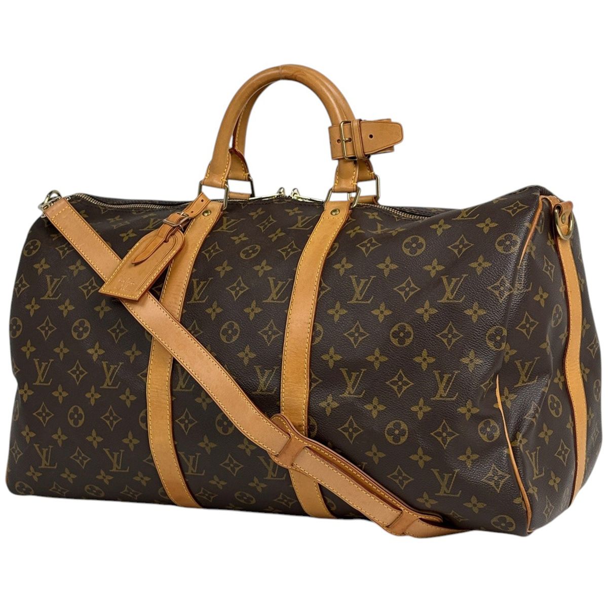 ルイ・ヴィトン Louis Vuitton キーポル バンドリエール50 2WAY ボストンバッグ モノグラム ブラウン M41416 レディース 【中古】