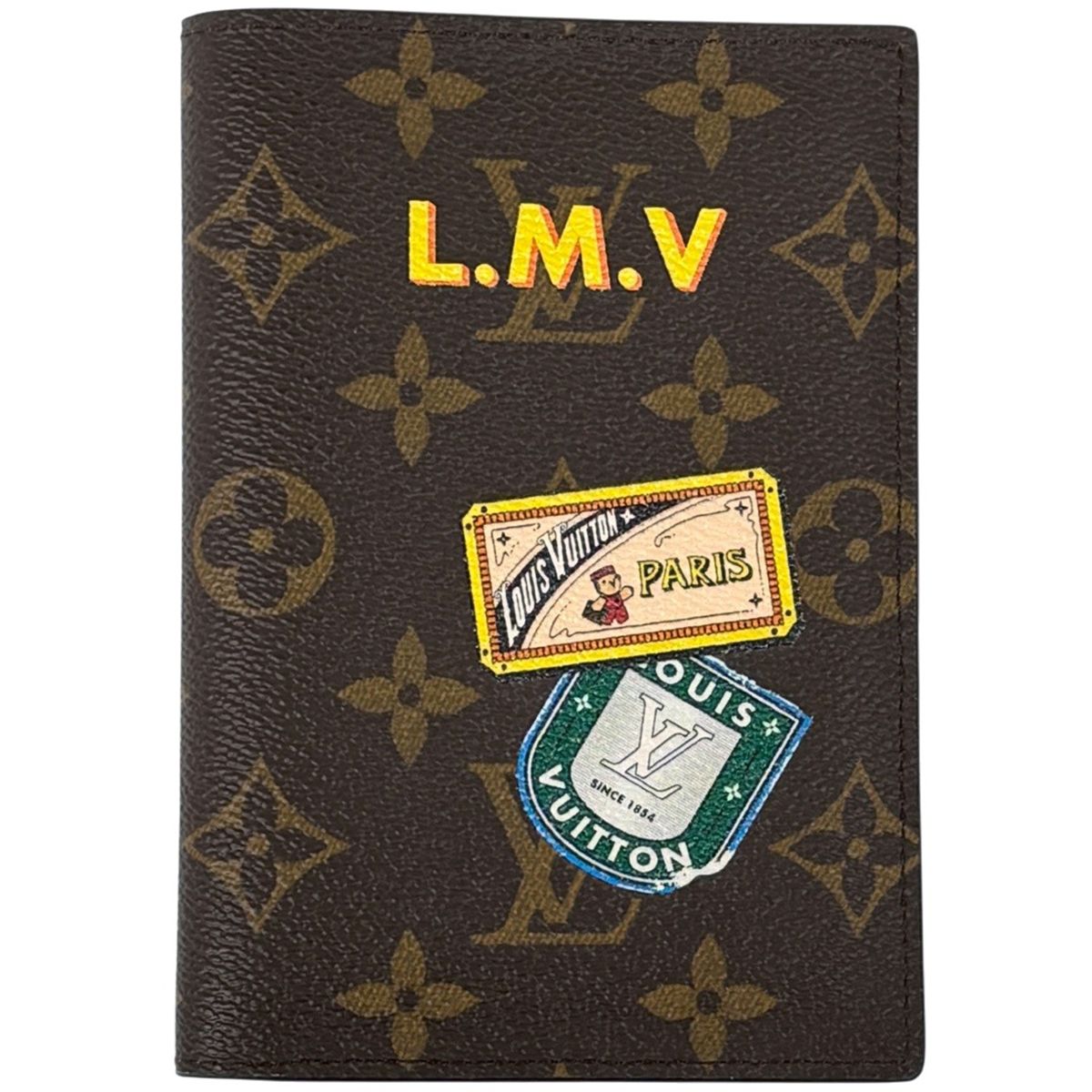ルイ・ヴィトン Louis Vuitton クーヴェルテュール パスポール NM パスポートケース マイLV ワールドツアー モノグラム ブラウン M64502 レディース 【中古】