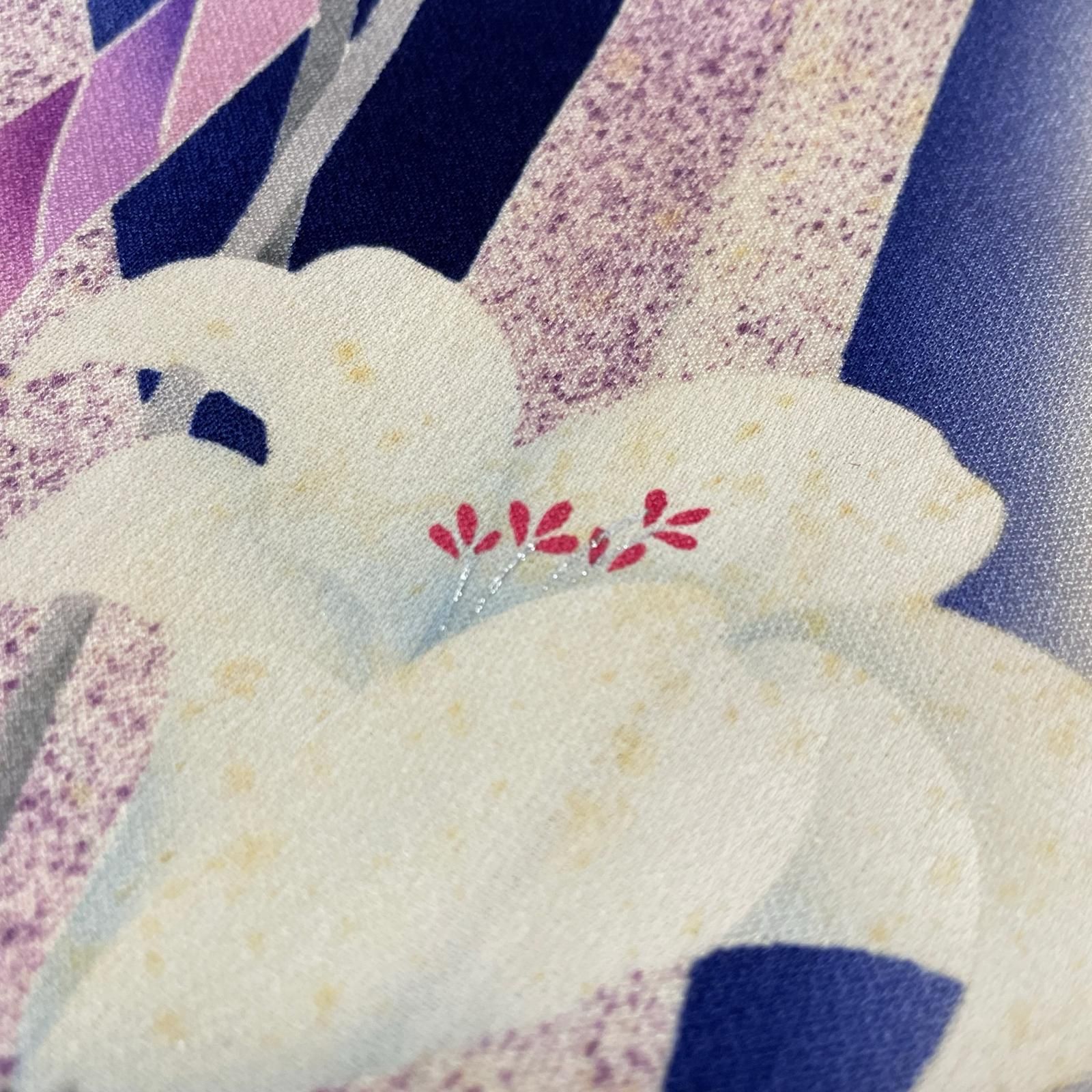 振袖 裄67 孔雀に花模様 着物 正絹 X-1935 - メルカリ