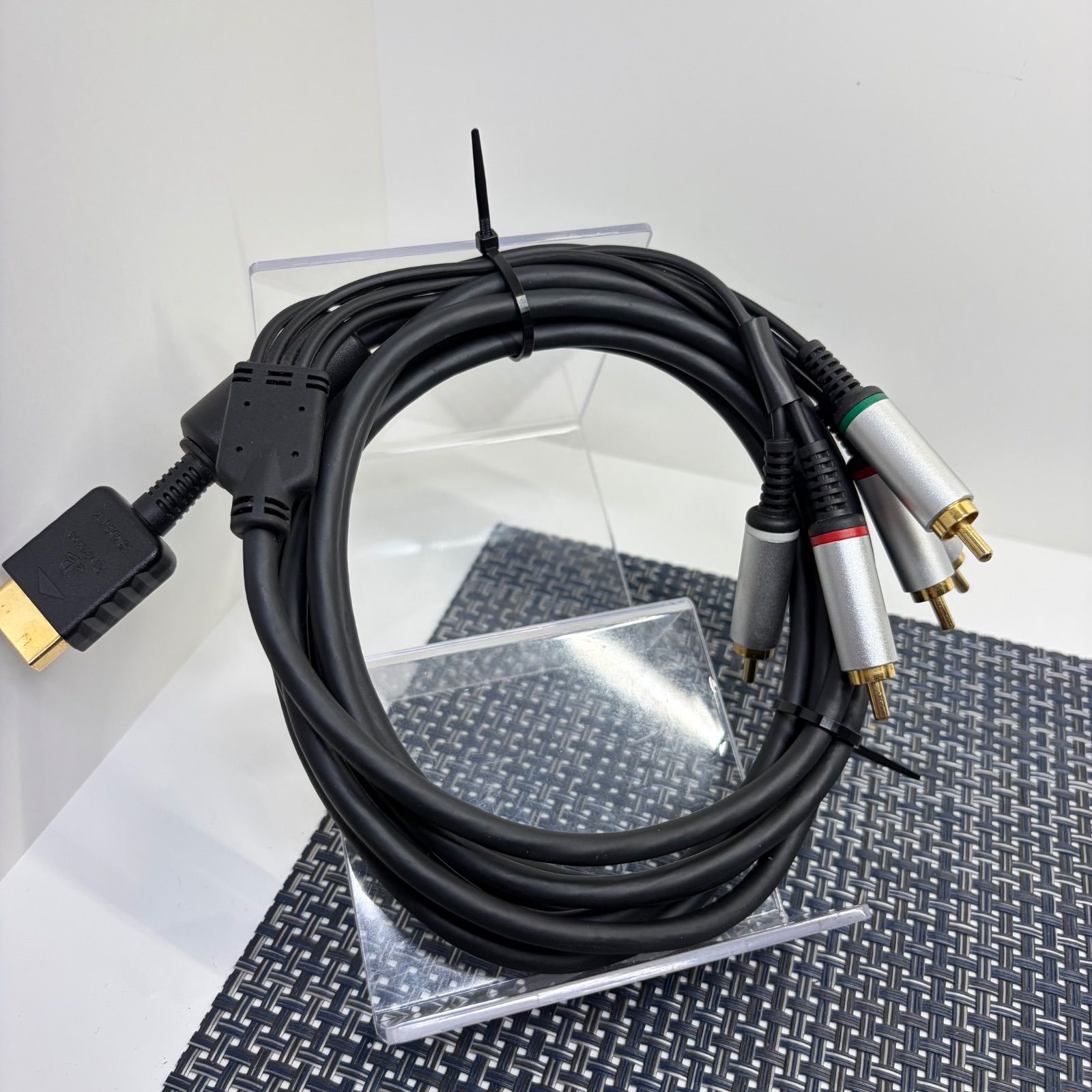 PS2 PS3 コンポーネントケーブル ソニー純正品 金メッキ プレステ2 プレステ 3 b