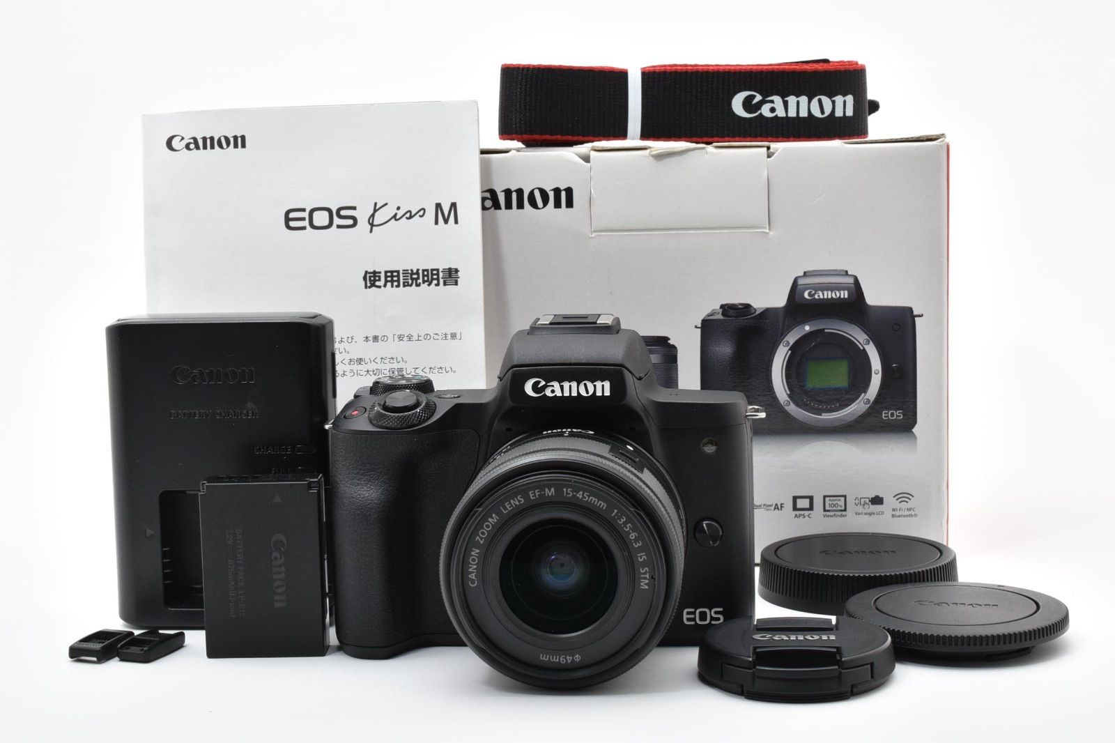 キヤノン CANON EOS KISS M レンズキット ミラーレス一眼カメラ - メルカリ