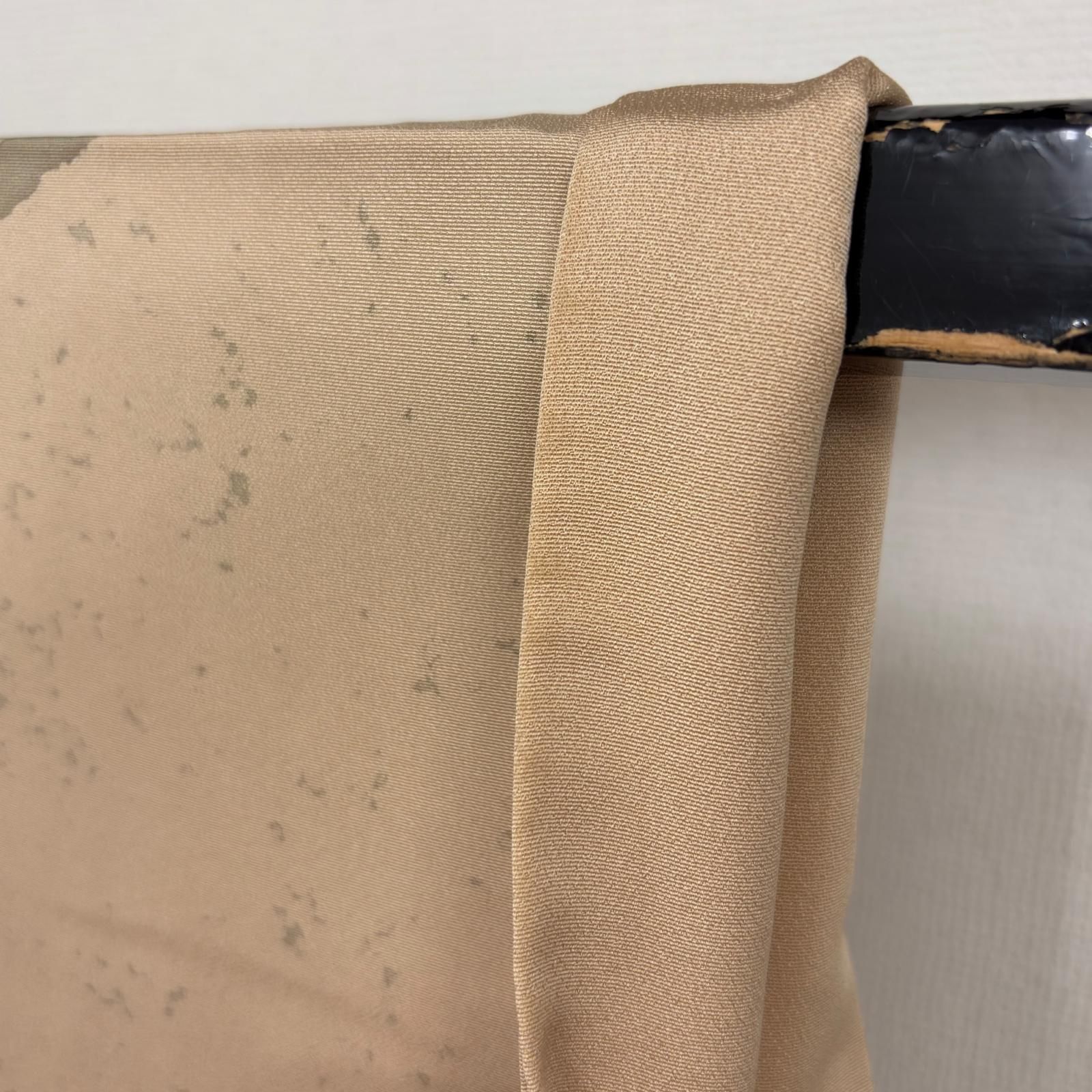 付け下げ 正絹 紋なし 叩き染め 更紗の素敵な染め 袷 着物 MK-7750
