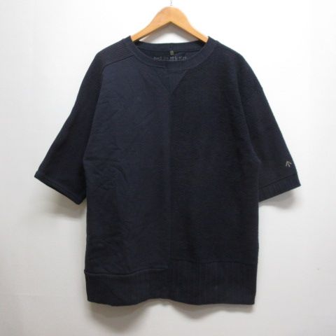 ナイジェルケーボン NIGEL CABOURN ARMY CREW JERSEY HALF SLEEVE アーミー クルー ジャージー ハーフスリーブ カットソー 50 ネイビー 半袖 8040-00-21010 日本製