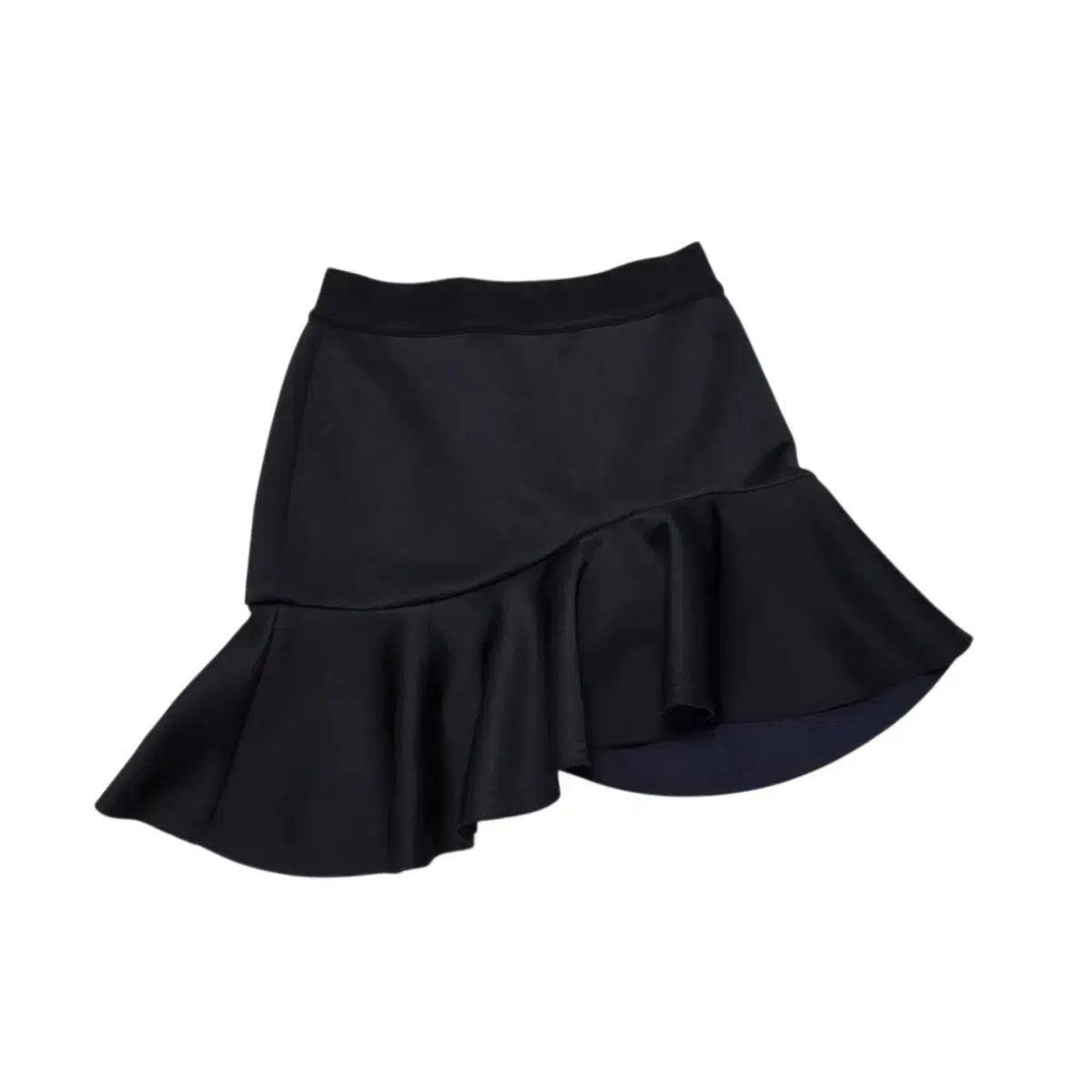 LUCKY CHOUETTE ラッキーシュエトゥ アシメントリー ラッフル ミニ スカート