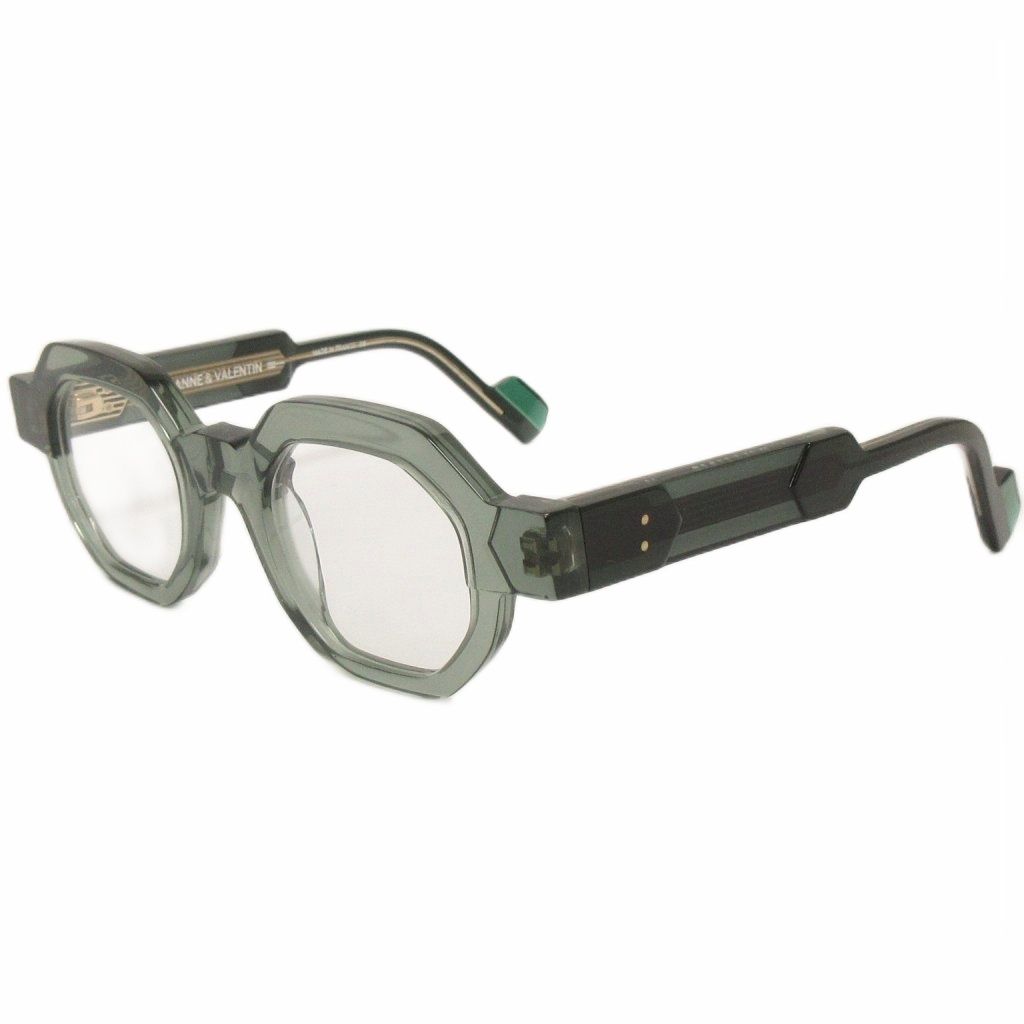 アンバレンタイン ANNE & VALENTIN 眼鏡 WILLIAMS メガネフレーム グレー グリーン系 45□23-145