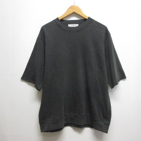 ジョンブル JOHNBULL 五分袖 Tシャツ カットソー S スミクロ 黒 ブラック JM242C01