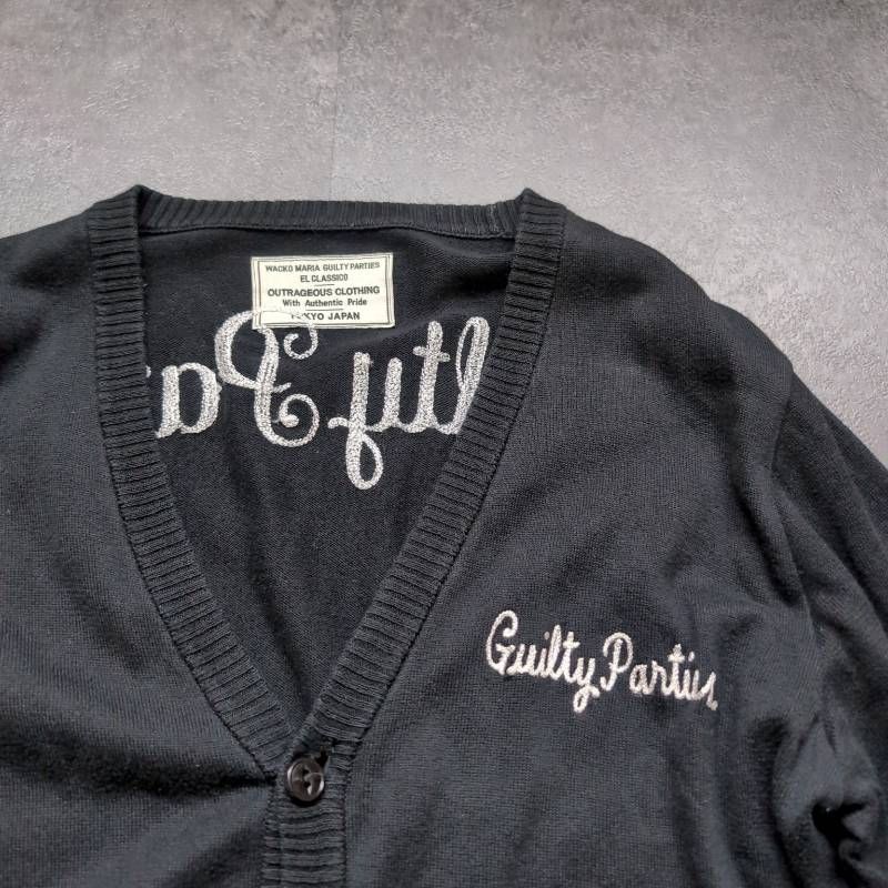 Wacko Maria Cardigan Men's Size S Black Made in Japan ワコマリア