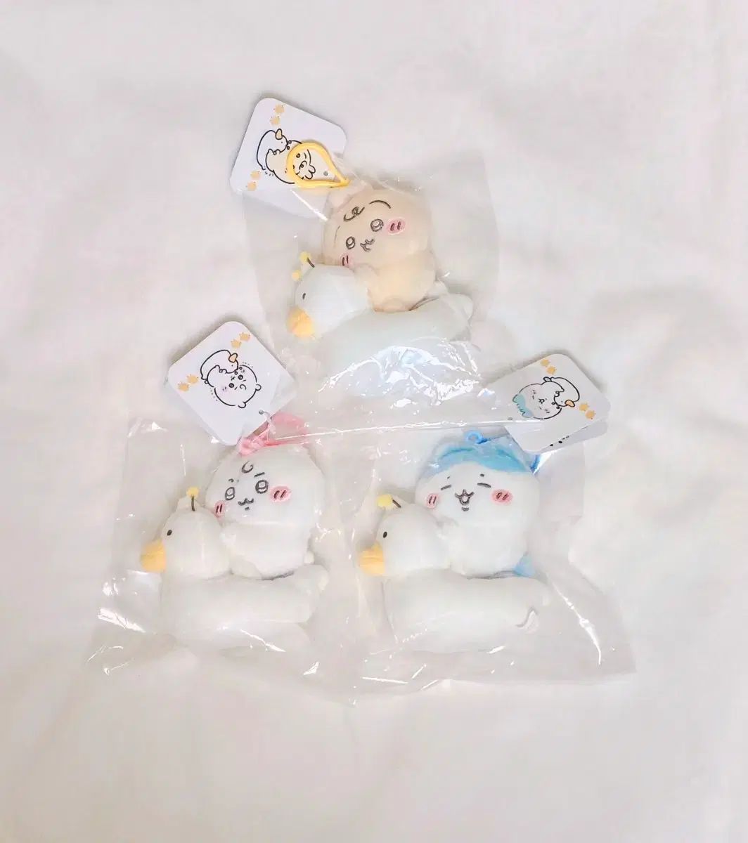 ベージュ ちいかわ アヒル 便器 マスコット ぬいぐるみ キーホルダー