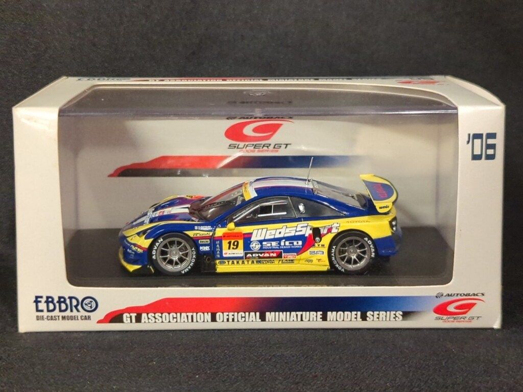 MMP 1/43 EBBRO SUPER GT300 WEDS SPORT CELICA #19 BLUE 864 - メルカリ