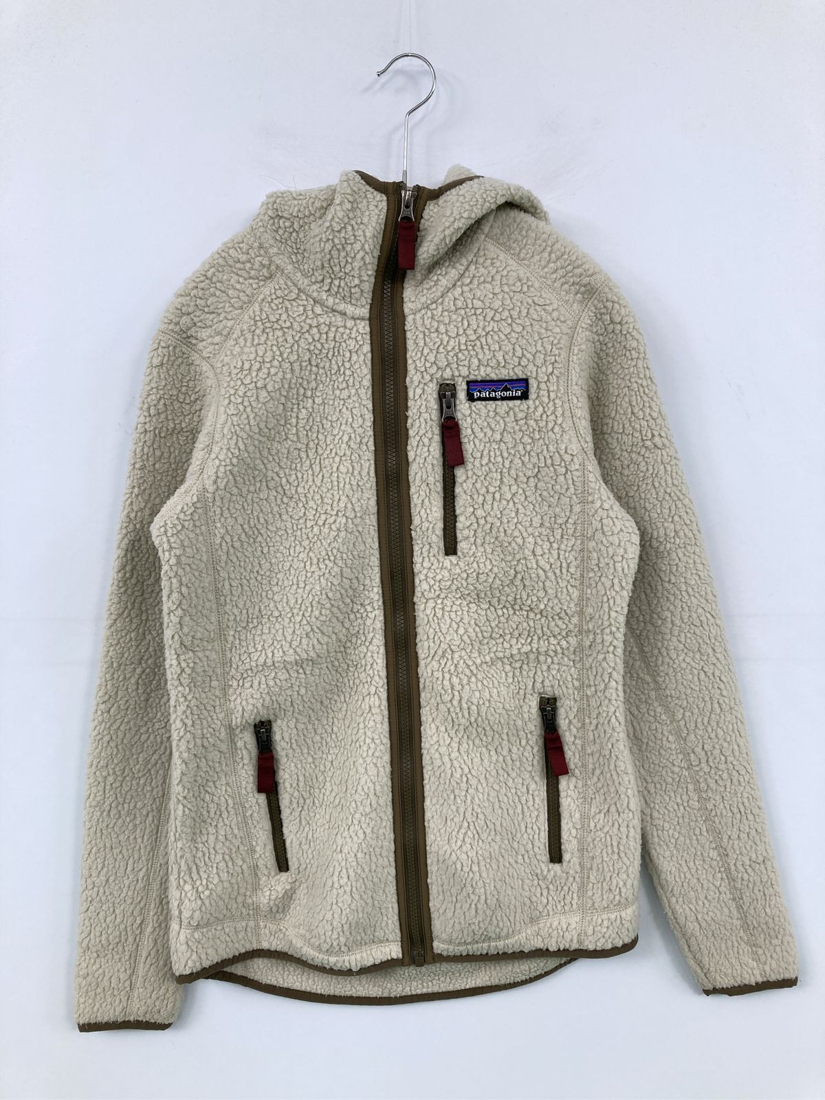 patagonia パタゴニア ブルゾン XS アイボリー ボア 無地 ブランドロゴ patagonia パタゴニア ブルゾン XS アイボリー ボア 無地 ブランドロゴ