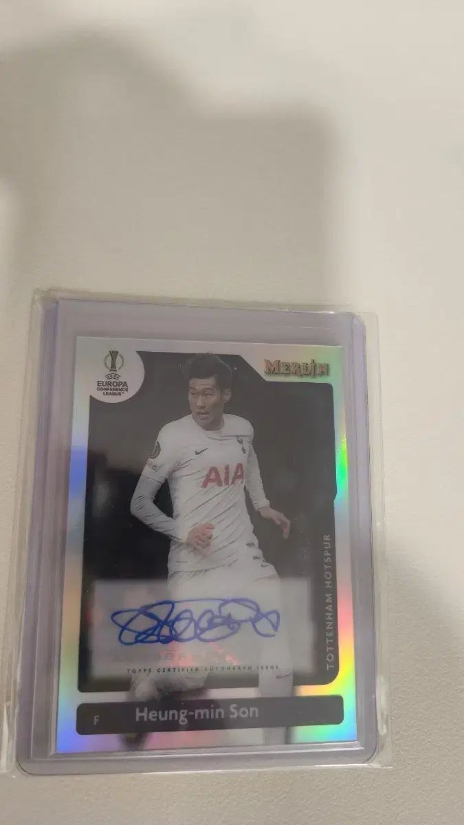 21-22 トッテナム ソン・フンミン(SON HEUNGMIN) Topps Merlin サインカード